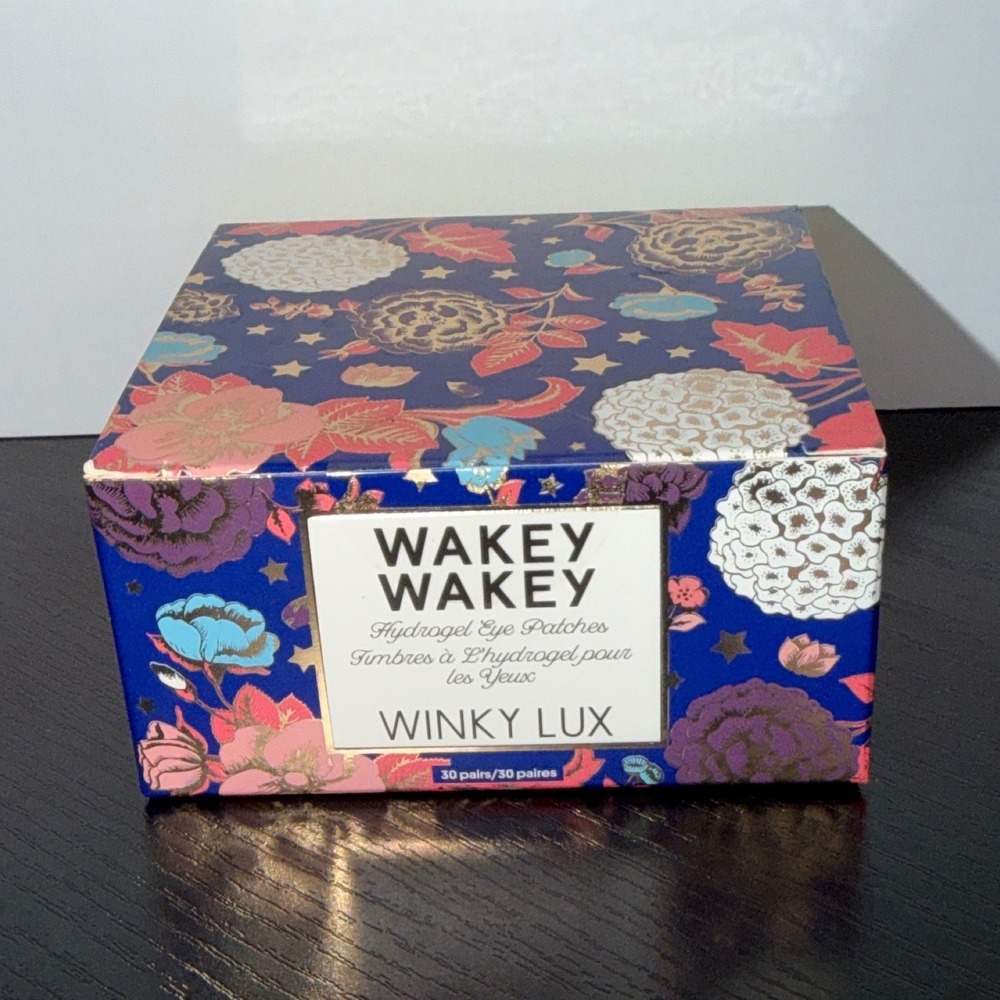 Winky Lux Wakey Wakey Hydrogel Eye Patches 30 Pairs Vegan Hyaluronic